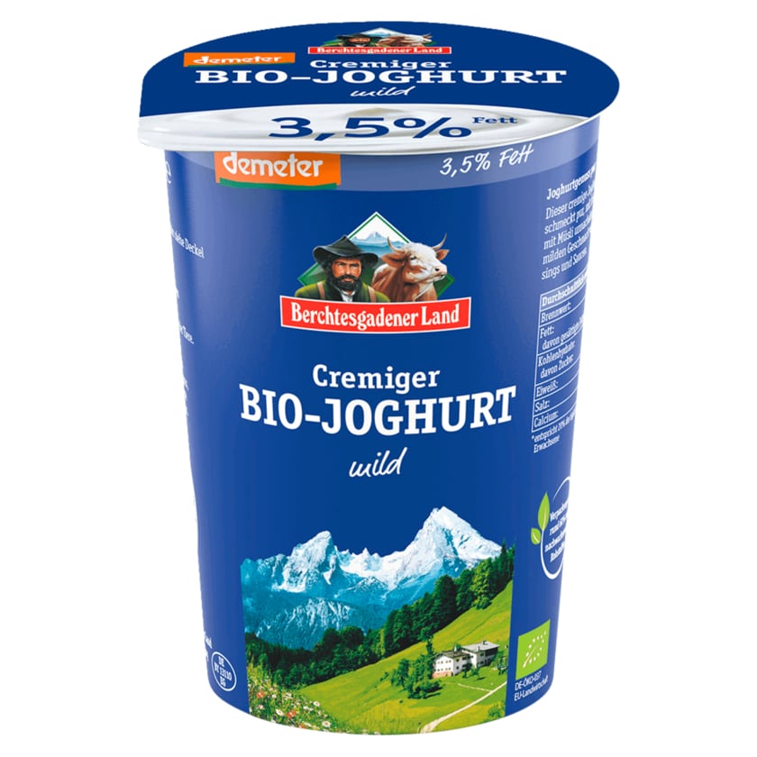 Berchtesgadener Land Bio Demeter Joghurt mild 500g